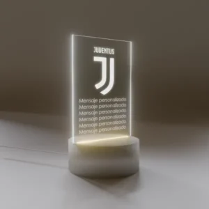 Lámpara Base Led Personalizable Escudo Juventus