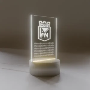 Lámpara Base Led Personalizable Escudo Atletico Nacional
