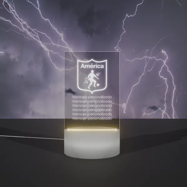 Lámpara Base Led Personalizable Escudo America de Cali - Image 4