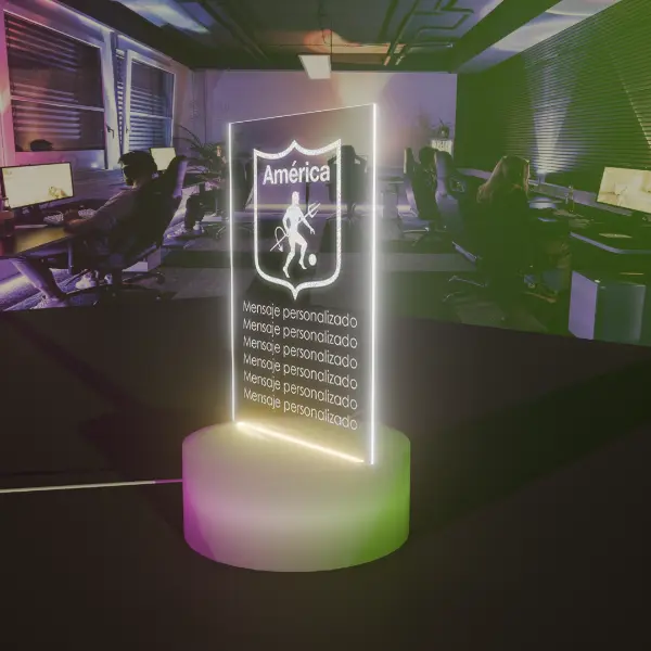 Lámpara Base Led Personalizable Escudo America de Cali - Image 6