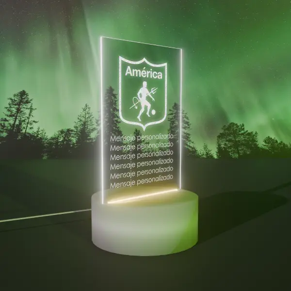 Lámpara Base Led Personalizable Escudo America de Cali - Image 7
