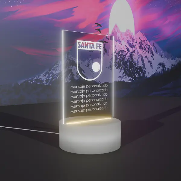 Lámpara Base Led Personalizable Escudo Independiente Santafe - Image 2