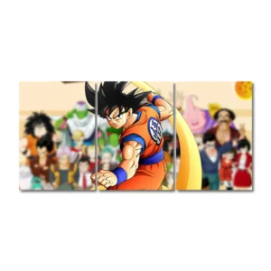 Cuadro Triptico Decorativo Dragon Ball Z Dideco DIDCUTRIP-V3