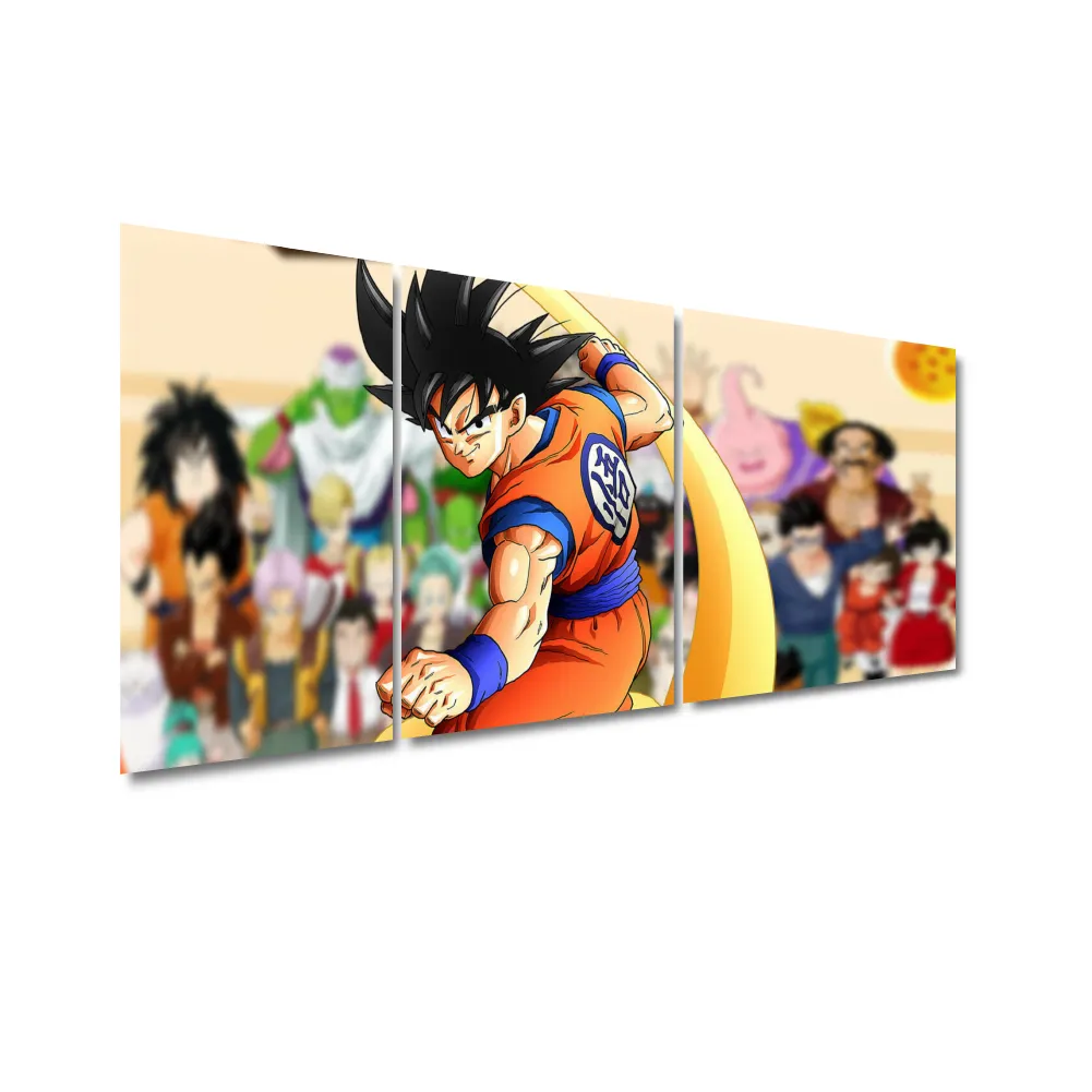 Cuadro Triptico Decorativo Dragon Ball Z Dideco DIDCUTRIP-V3 - Image 2