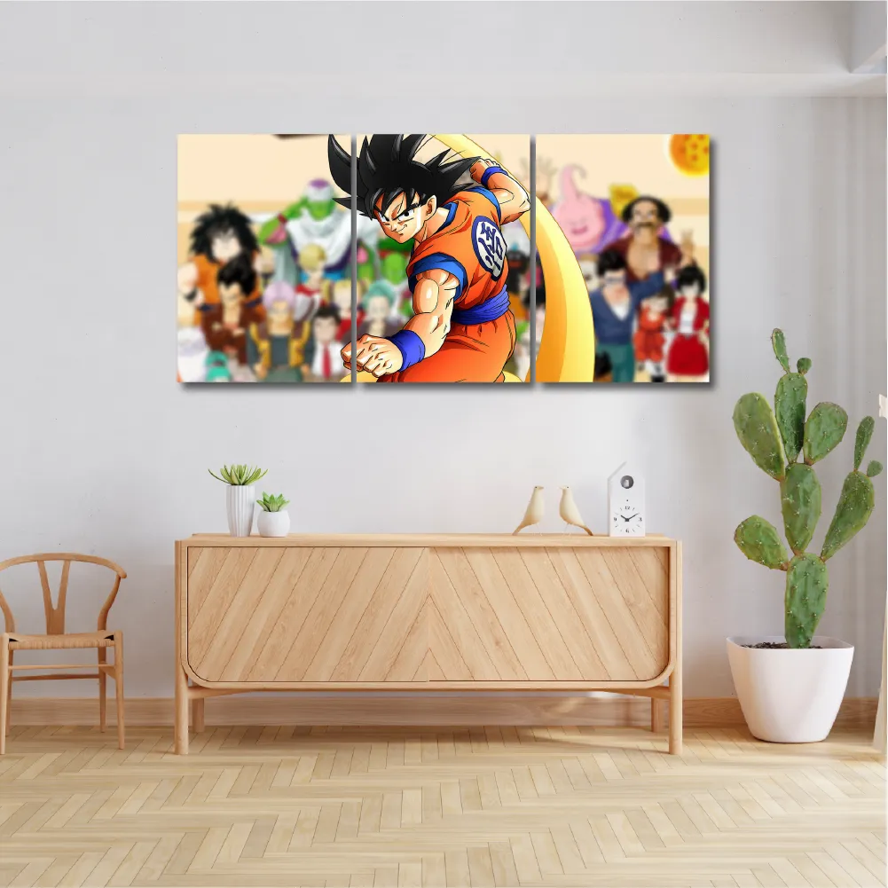 Cuadro Triptico Decorativo Dragon Ball Z Dideco DIDCUTRIP-V3 - Image 4