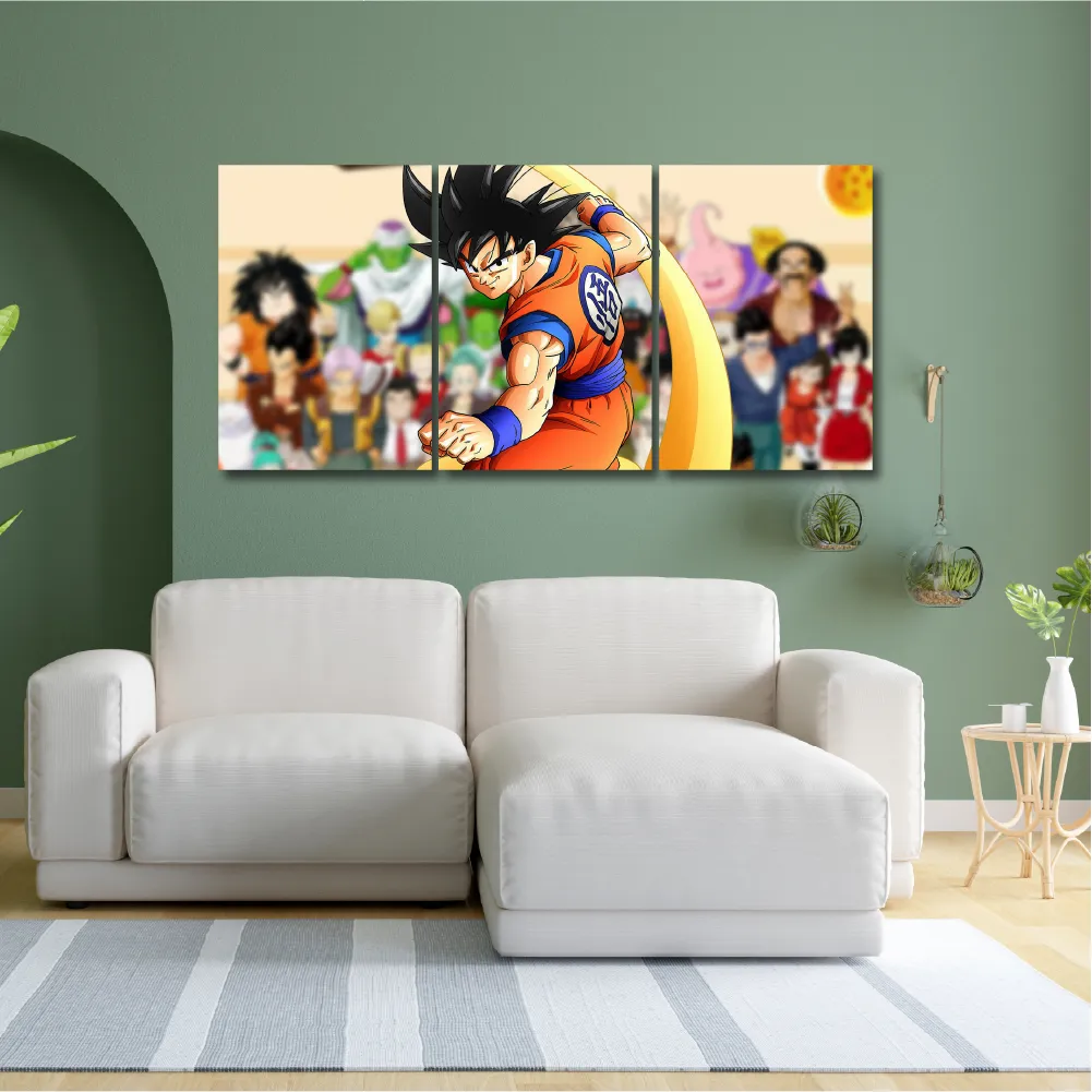Cuadro Triptico Decorativo Dragon Ball Z Dideco DIDCUTRIP-V3 - Image 3