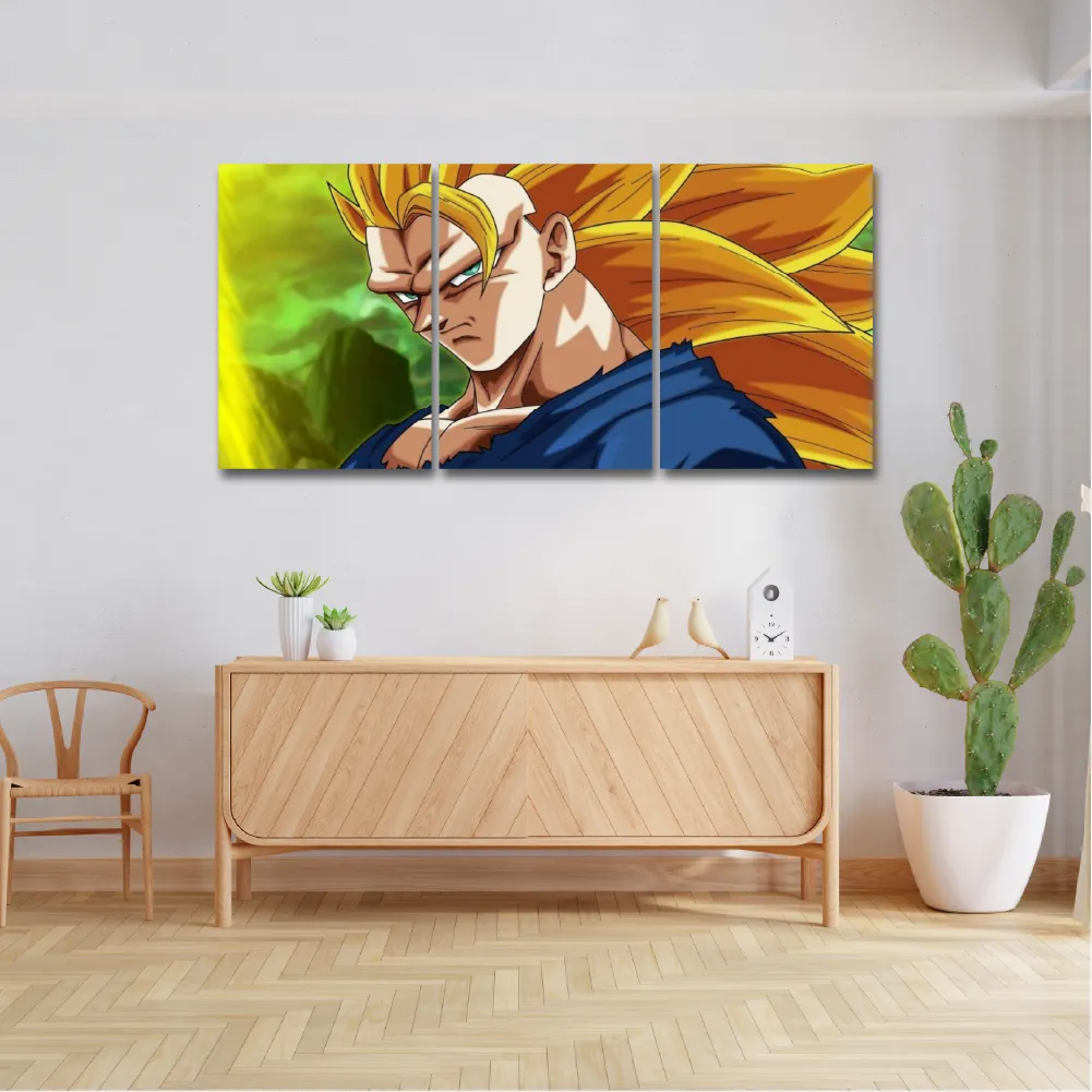 Cuadro Triptico Decorativo Goku Dideco DIDCUTRIP-V5 - Image 4