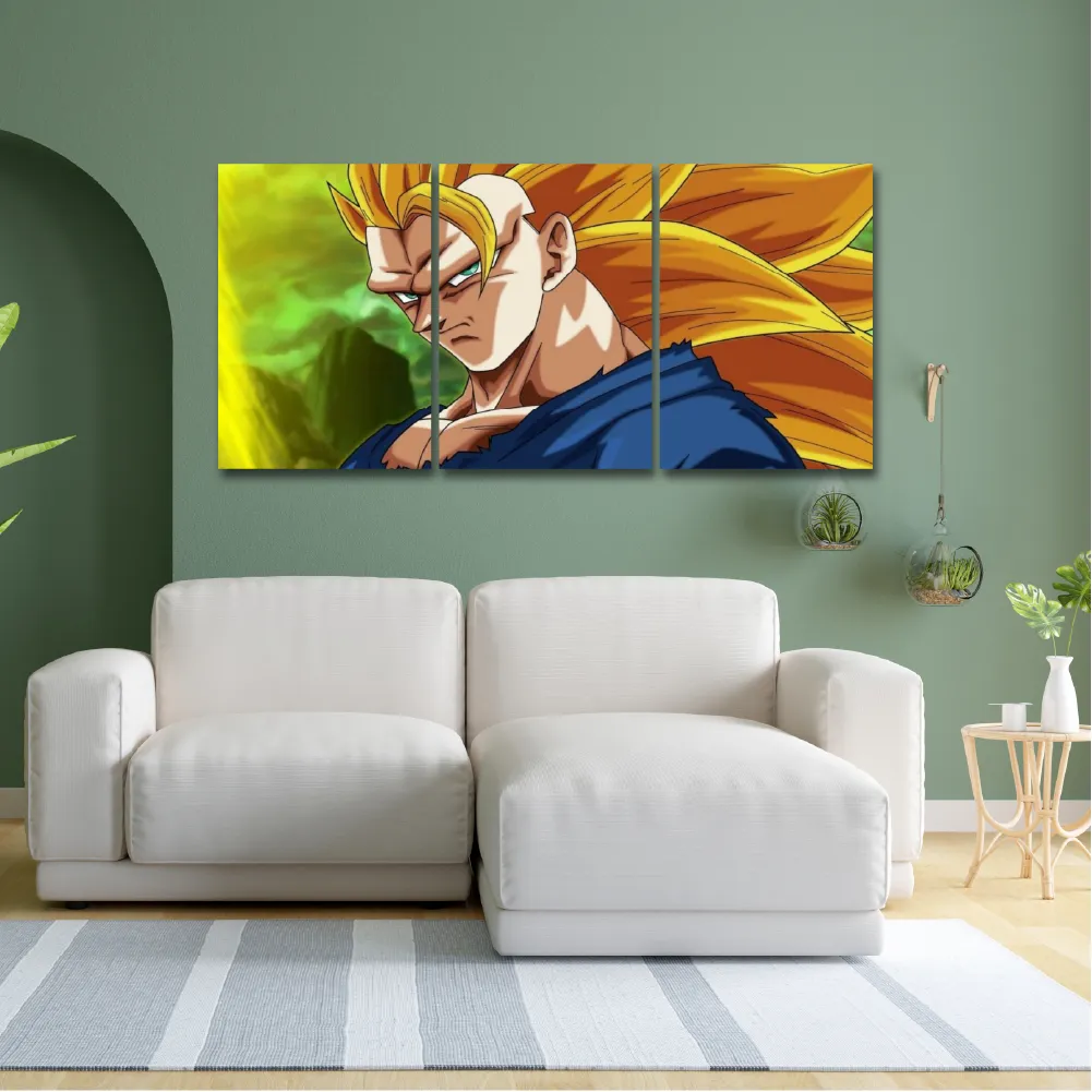 Cuadro Triptico Decorativo Goku Dideco DIDCUTRIP-V5 - Image 3