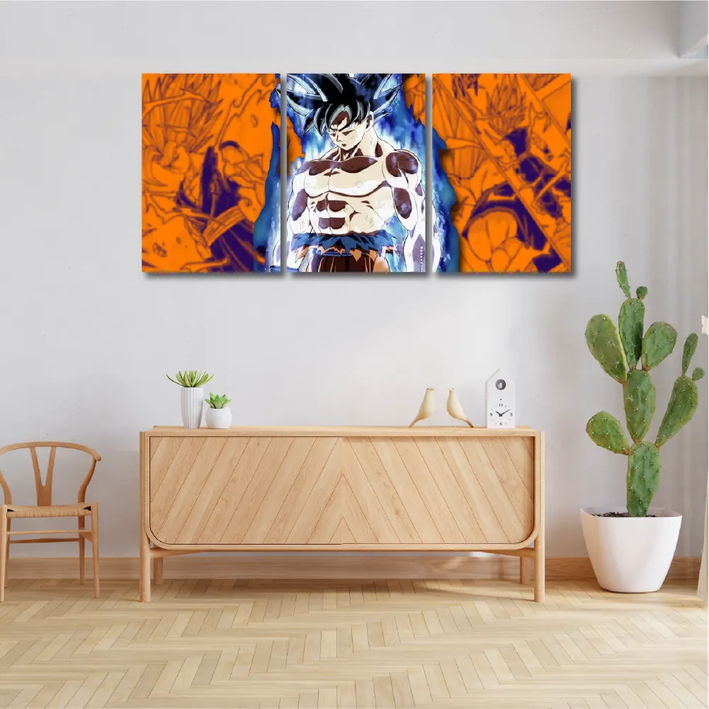 Cuadro Triptico Decorativo Goku Dideco DIDCUTRIP-V6 - Image 4