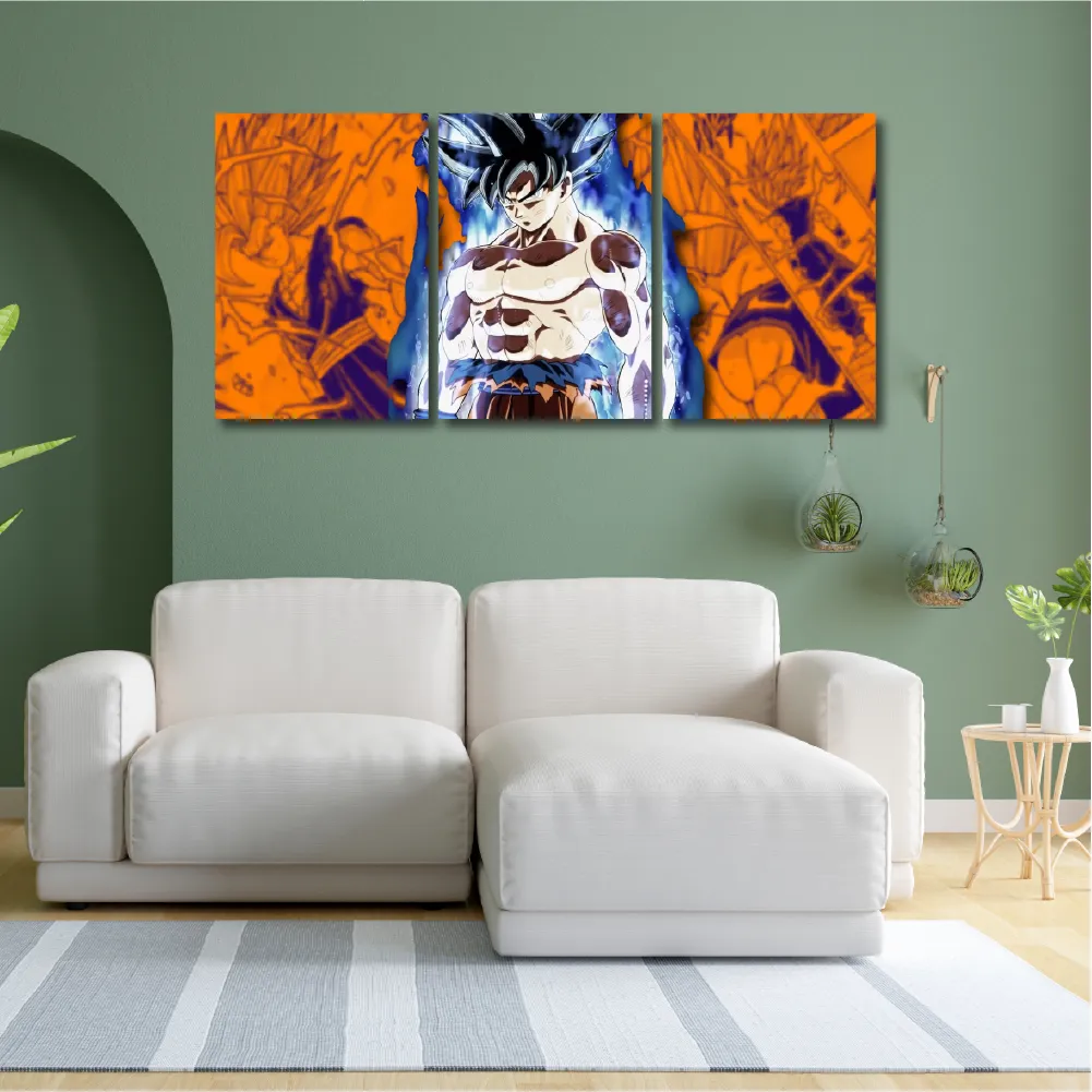 Cuadro Triptico Decorativo Goku Dideco DIDCUTRIP-V6 - Image 3