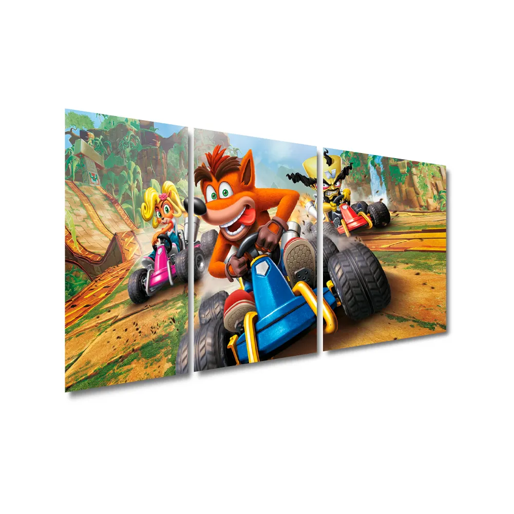 Cuadro Triptico Decorativo Crash Bandicot DIDCUTRIP-V7 - Image 2