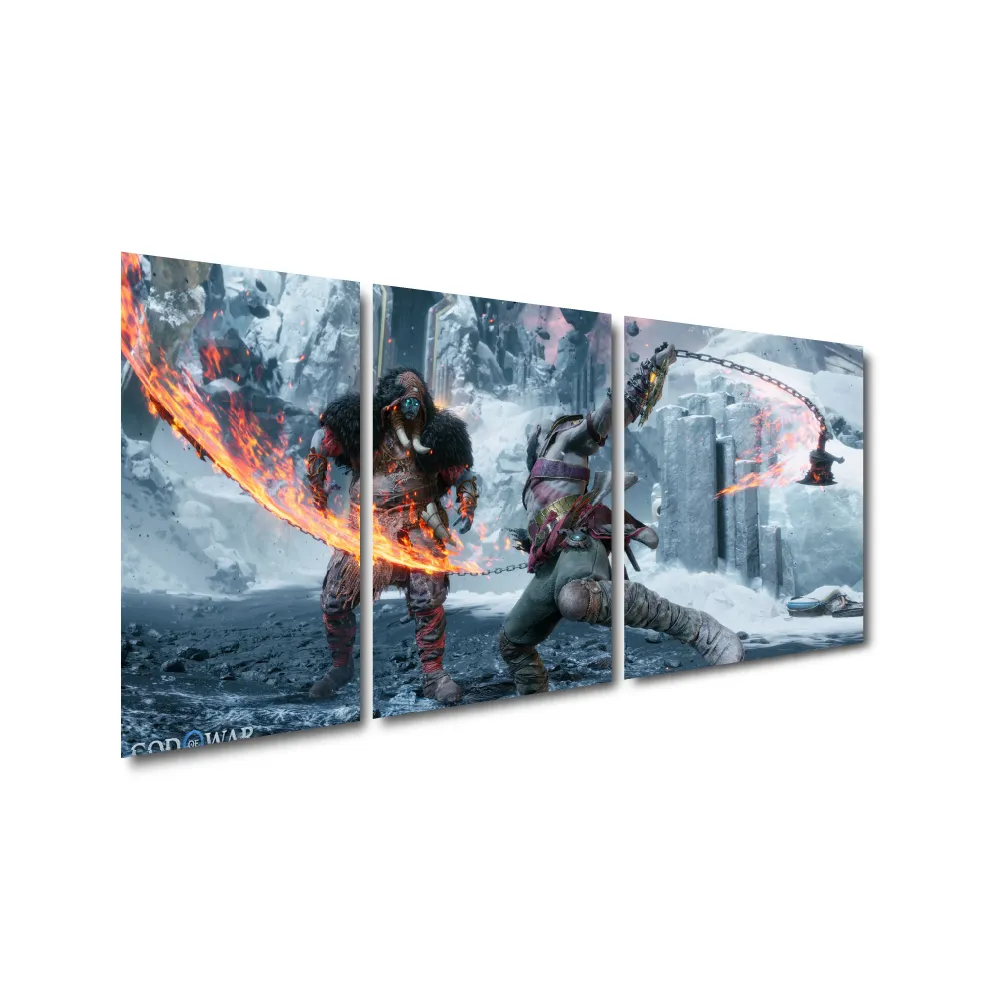 Cuadro Triptico Decorativo God of War Dideco DIDCUTRIP-V9 - Image 2