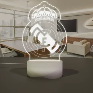 Lampara Base Led Escudo Real Madrid V2532