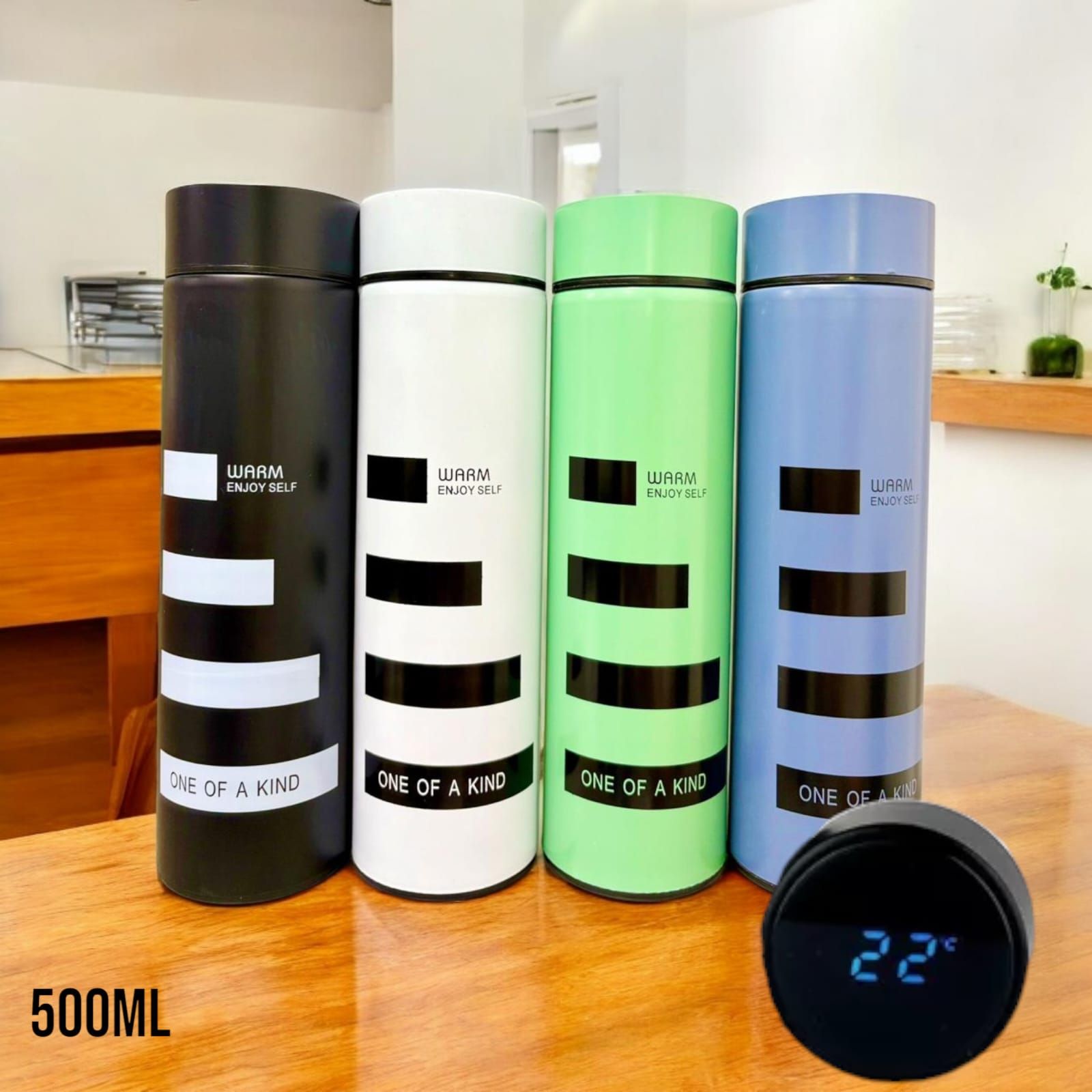 Termo Digital Metálico De 500Ml