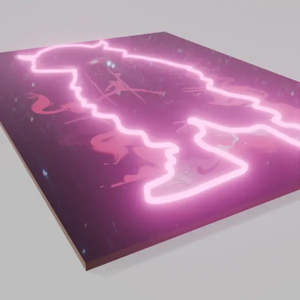 Cuadro Decorativo Con Luces Estilo Urbano V313 - Image 6