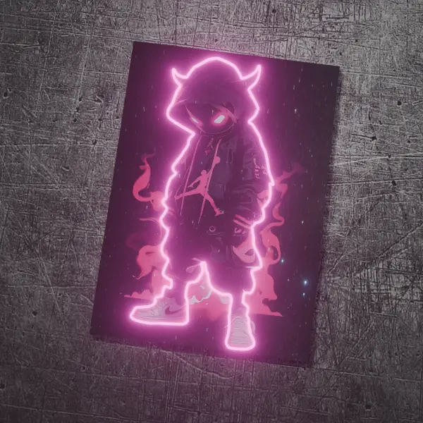 Cuadro Decorativo Con Luces Estilo Urbano V313 - Image 7