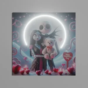 Cuadro Decorativo con Luces Extraño mundo de Jack V316