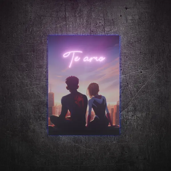 Cuadro Decorativo con Luces Sipderman V318 - Image 6