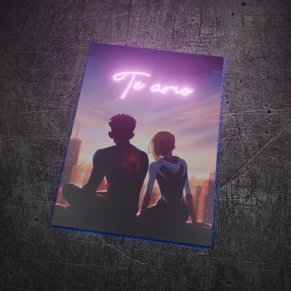 Cuadro Decorativo con Luces Sipderman V318 - Image 7