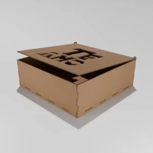 Cofre Caja Mensaje Te Amo en MDF V321