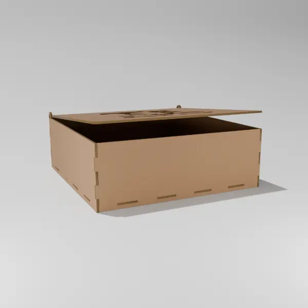 Cofre Caja Mensaje Te Amo en MDF V321 - Image 6