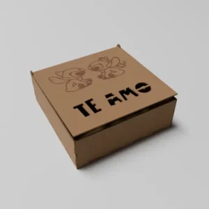 Cofre Caja Mensaje Te Amo, Stitch y Novia en MDF V324