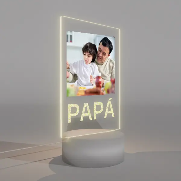 Lámpara Base Led Imagen Personalizable Papá V339 - Image 3