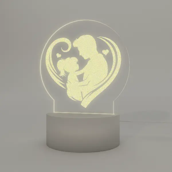 Lámpara Base Led Papá e Hija V341 - Image 2