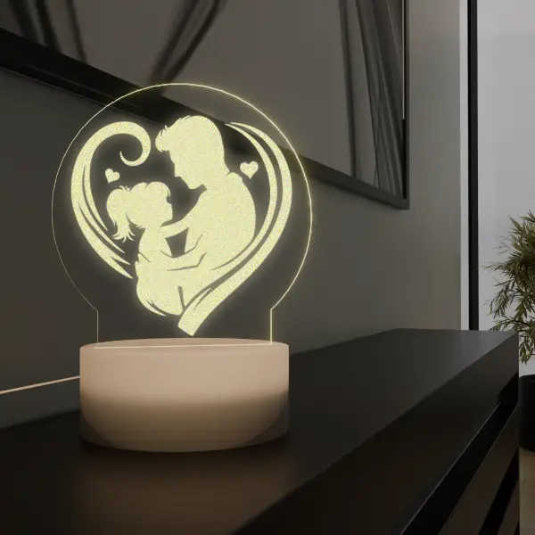 Lámpara Base Led Papá e Hija V341 - Image 6