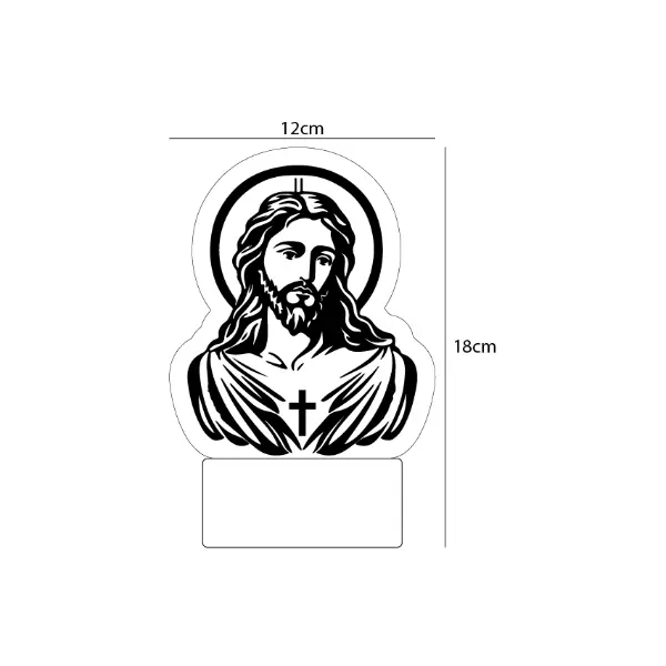 Lampara Base Led Jesuscristo V259 (copia) - Image 2